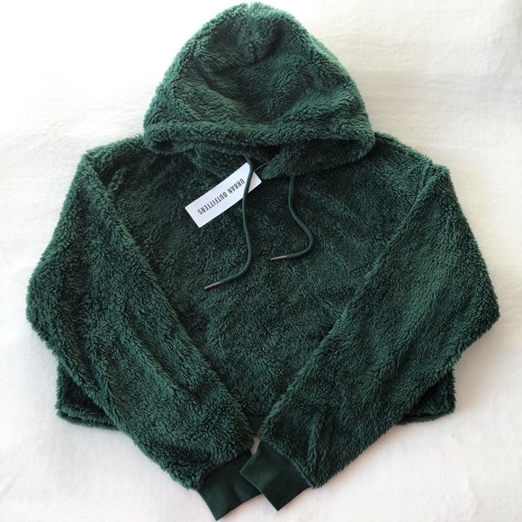 UO Teddy Fleece Hoodie Sweatshirt - Picture 2 of 7
